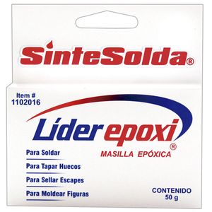 Masilla epóxica 50 grs Sintesolda líder epoxi