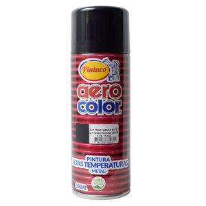 Aerocolor Alta Temperat. Negro Mate300Ml (12)