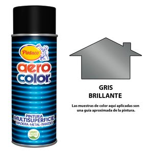 Aerocolor Laca Brillante Gris 300Ml (12).