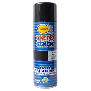 Aerocolor Laca Mate Negro   400Ml125012-16