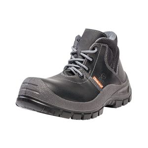 Bota Trooper cuero negro con puntera talla 42