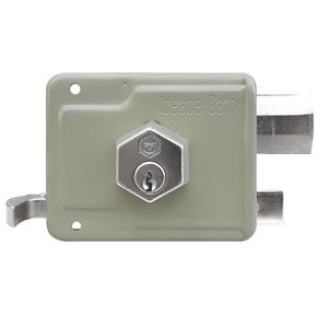 Cerradura sobreponer derecha con boton de seguridad gato 864