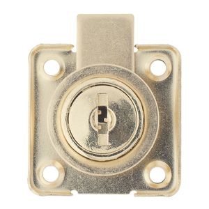 Cerradura de mueble cobrizada Gato 1550
