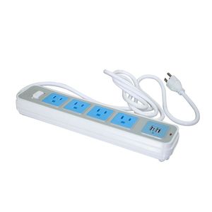 Toma multiple 4 entradas con puerto USB Axivno