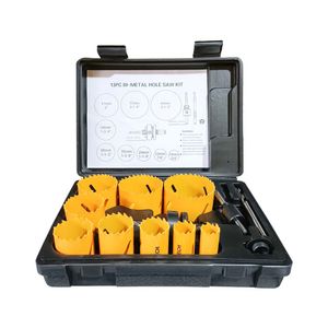Juego de brocas sierra para metal 3/4" a 2 1/2" x 13 piezas
