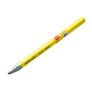 Cincel punta 3/4" x 12" con protector Herragro