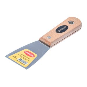 Espátula flexible 2" mango madera Herragro