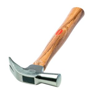 Martillo de uña 29mm cabo madera pulido Herragro