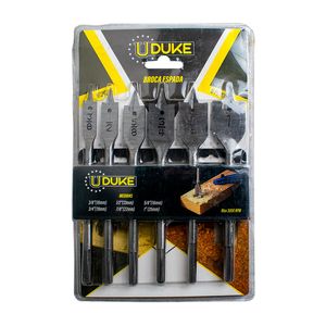 Juego de brocas espada 3/8" a 1" x 5 piezas