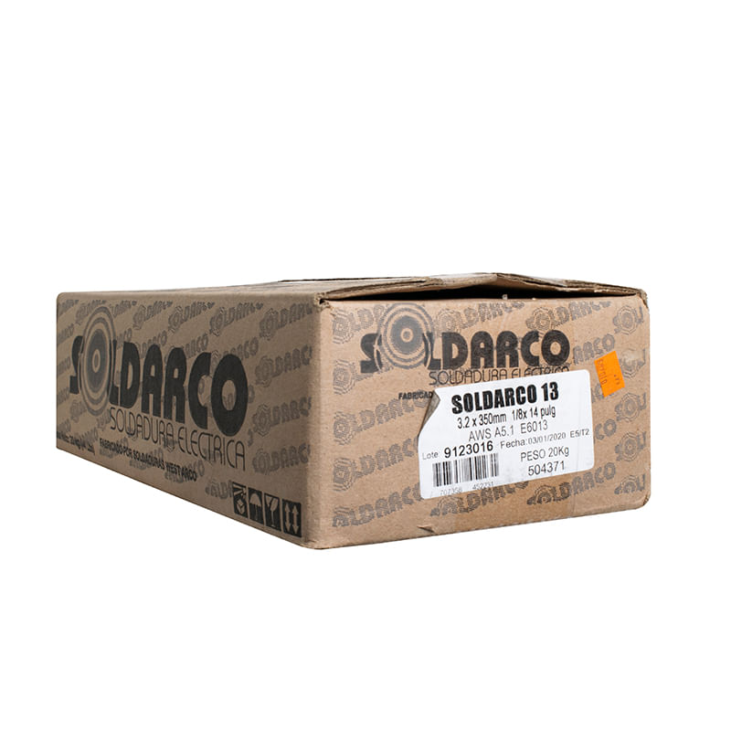 KILO SOLDADURA 6013 1/8 SOLDARCO WESTARC