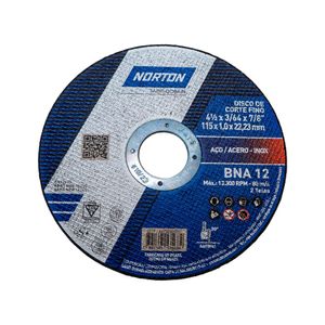 Disco Norton Bna12 4 1/2 X 3/64 Metalinox(25)