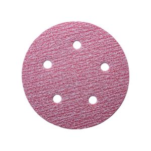 Disco Velcro Carborundum 5-X5 Huecos No.180  (100)(Vp)