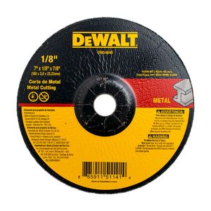 Disco De Corte y Desbaste Tipo 27 De 1/8" x 7" Dewalt DW54840