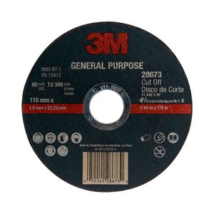 Disco -3M- 4 1/2- X 1/16 Corte Uso General (100)
