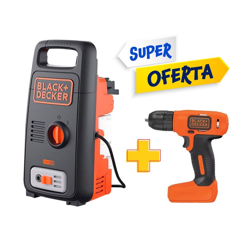 Hidrolavadora-BD-1450Psi-Taladro-Inalambrico-8V-400Rpm-BlackDecker