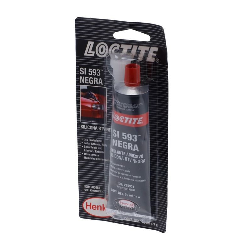 LOCTITE 593 es una silicona negra de propósito general que ofrece