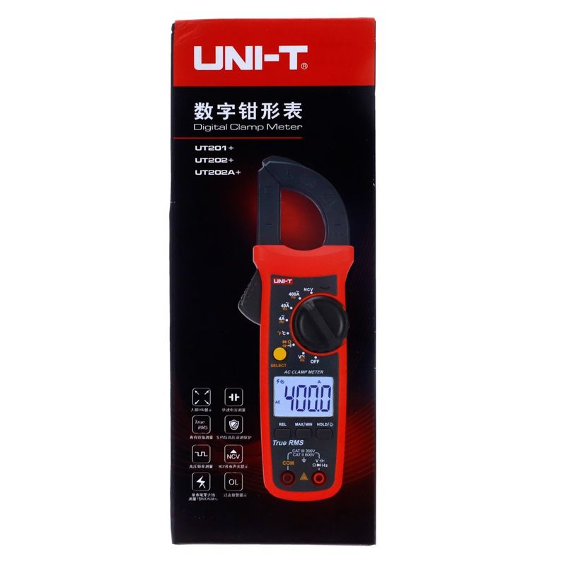 PINZA--UNI-T--VOLTIAMPERIMETRICA-UT202A-