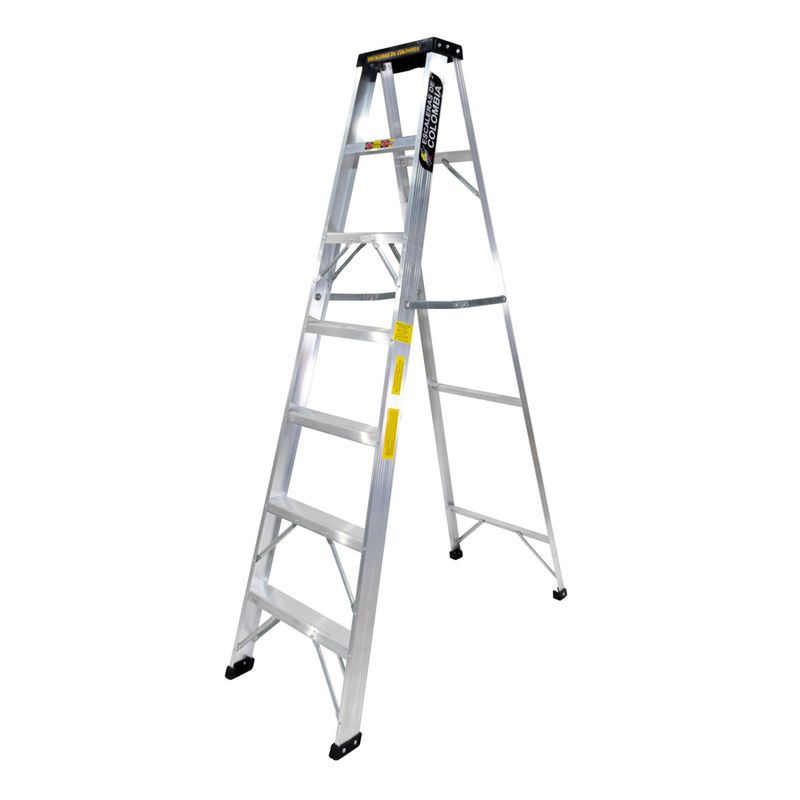 Escalera-tijera-en-aluminio-t1A---7-peldaños-2.1-mt-E.-Colombia