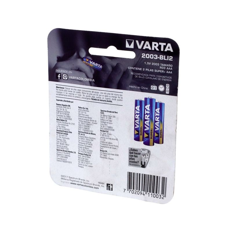 Pila-Carbon-Varta-Aaa2-Blister-X-2-Und