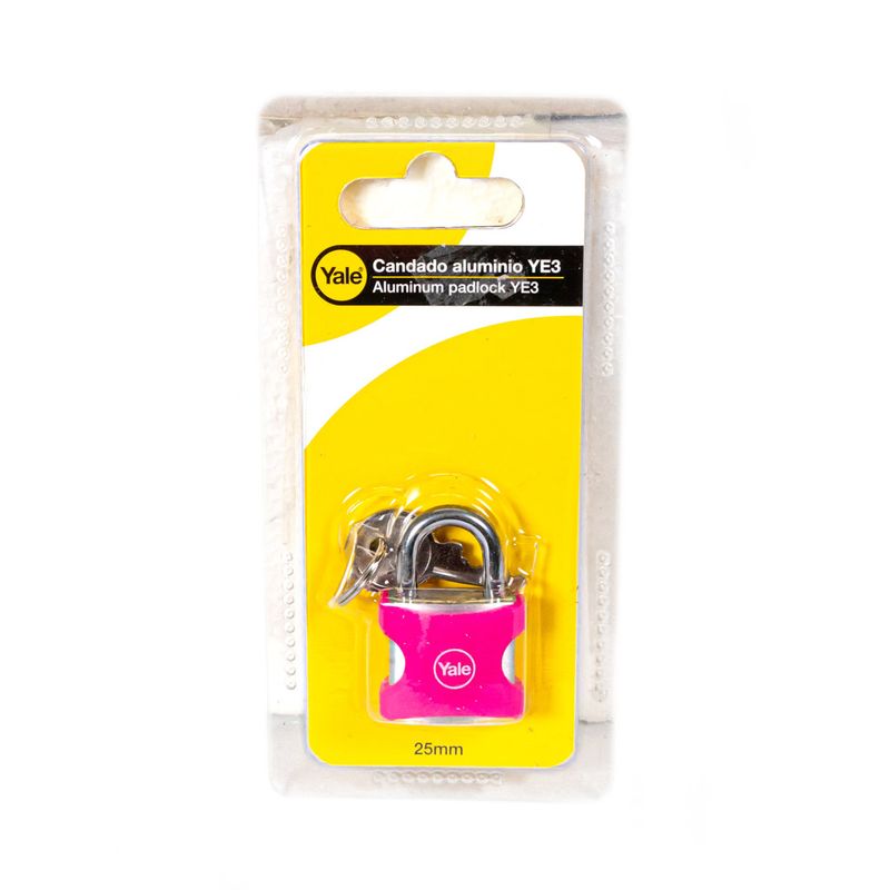 Candado-encauchetado-YE3-25mm-aluminio-fucsia-Yale-8861