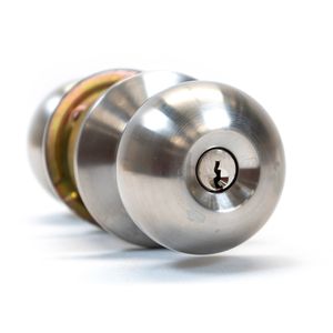 Chapa pomo para alcoba aluminio Yale 6375