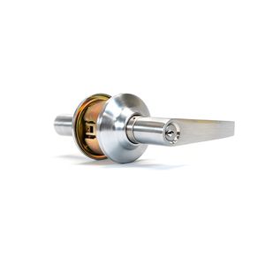 Cerradura de manija para alcoba cromada Yale 6481