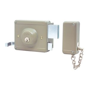 Cerradura sobreponer con cadena derecha Yale 105 - 50