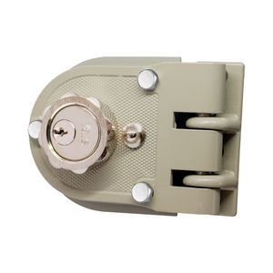 Cerradura sobreponer  con candado derecha yale 396 Roseta