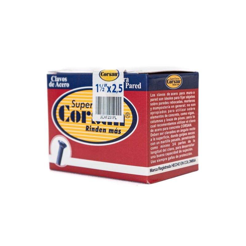 Clavo-Acero-liso-1-12-x-Libra-Corsan
