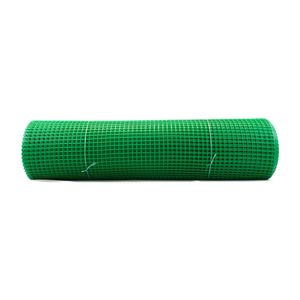Rollo malla plástica 16 x 16mm 1mt x 30mt verde