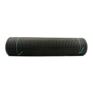 Rollo malla plástica 16 x 16mm 1mt x 30mt negra