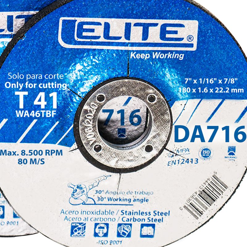 Disco-Elite-7-X-116-Da716-MetalInox30