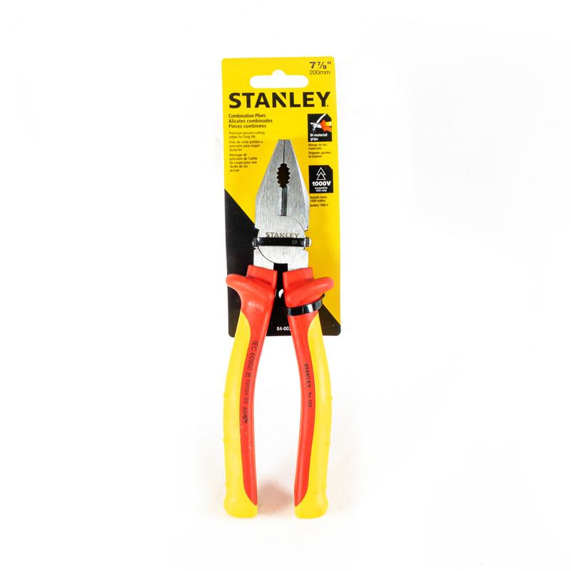 ALICATE UNIVERSAL ELECTRICISTA 8 200MM STANLEY