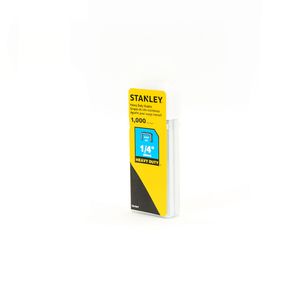 1000 Grapas De Servicio Pesado Corona Angosta De 1/4 Pulg. Stanley TRA704T