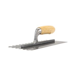 Llana dentada 11 x 5 mango madera