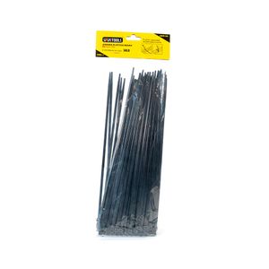 Amarra Plastica Negra 4.8 Cms x 300 mm Paquete x 100