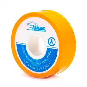Cinta teflon industrial 3/4" x 15mts x 0.3mm
