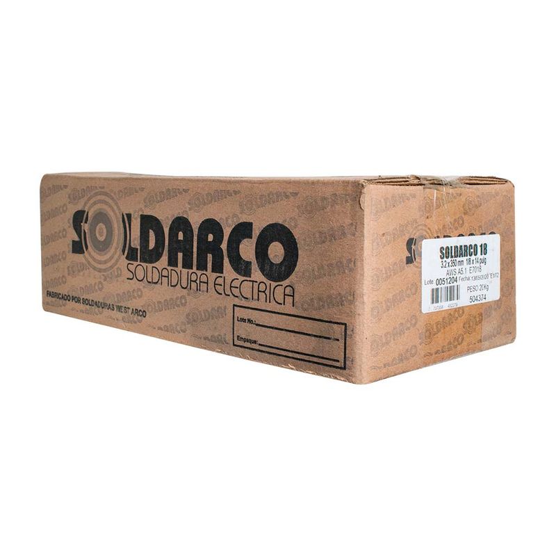 KILO SOLDADURA 7018 3/32 SOLDARCO