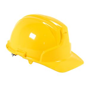 Casco para minero amarillo con rachet E.P.I. CAPD22R