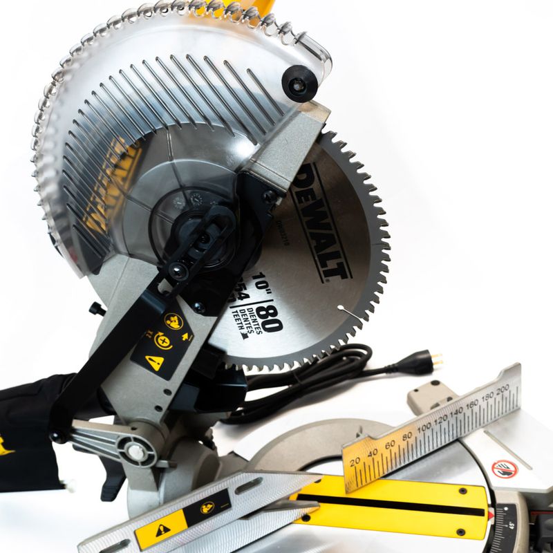 Sierra-Ingleteadora-Compuesta-De-10-1650W-Con-Freno-Electrico-Dewalt-DW714