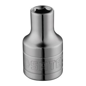 Copa/Dado 6 Puntas Cuadrante 1/2" x 7/16" Sata GL13103EM