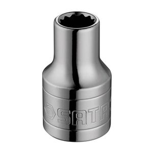 Copa/Dado 12 Puntas Cuadrante 1/2" x 3/8" Sata GL13502EM
