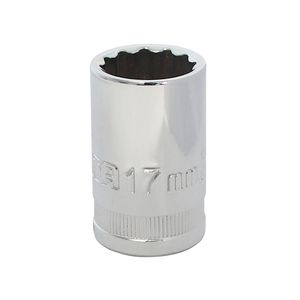 Copa/Dado 12 Puntas Cuadrante 1/2" x 17mm Sata GL13608EM