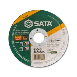 Disco Corte Metal/Inoxidable 4-1/2 x 1,6mm Sata St55053g