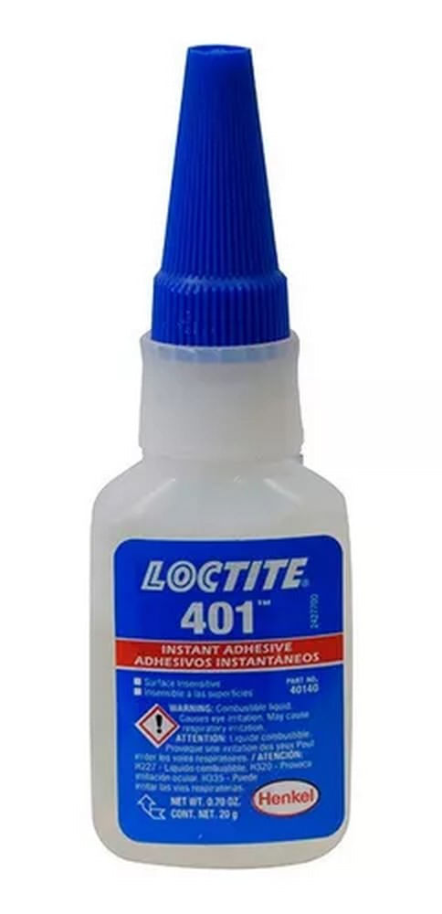 Loctite 401: Adhesivo instantáneo de 20g para una unión rápida y resistente