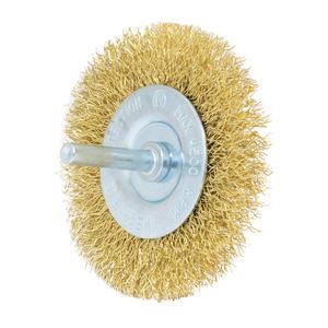 Grata circular lisa para taladro 3" cobrizada Makro
