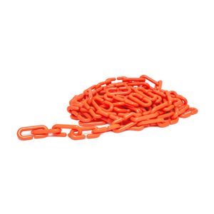 Cadena plástica naranja 5/16" bolsa x 5 metros