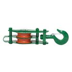 Garrucha-Doble-3-Pulg-Kangaroo-Verde