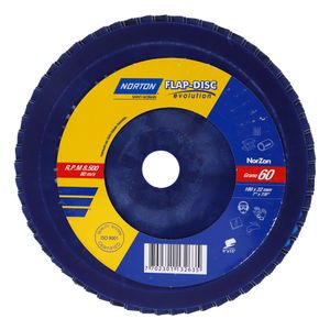 Disco - Flap-  Zirconio 7" Z60  R822  Norton(10)(Vp)