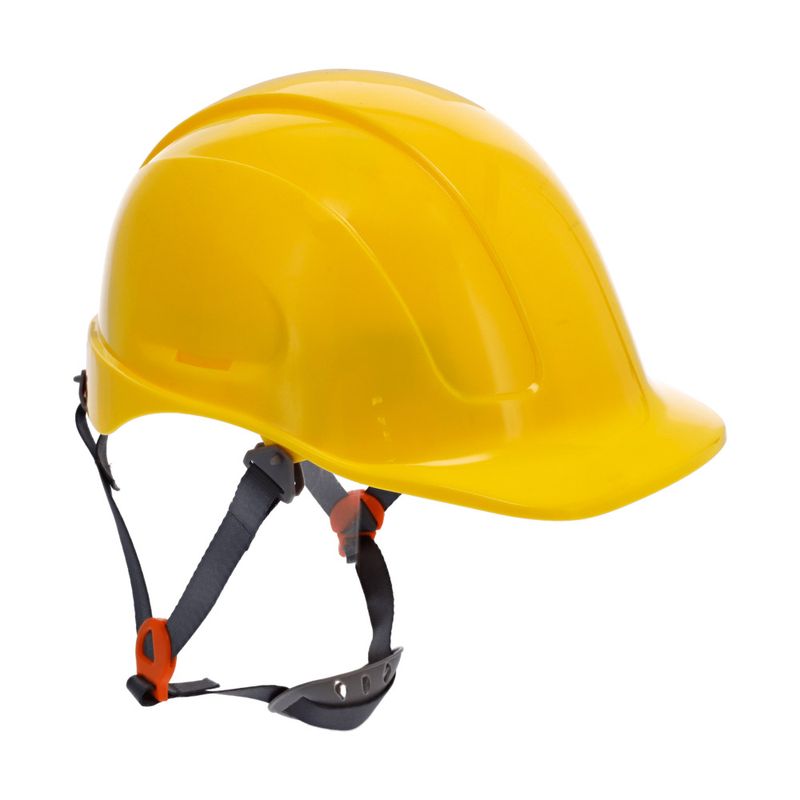 Casco-amarillo-dielectrico-tipo-II-6-apoyos---ratchet-Zubiola